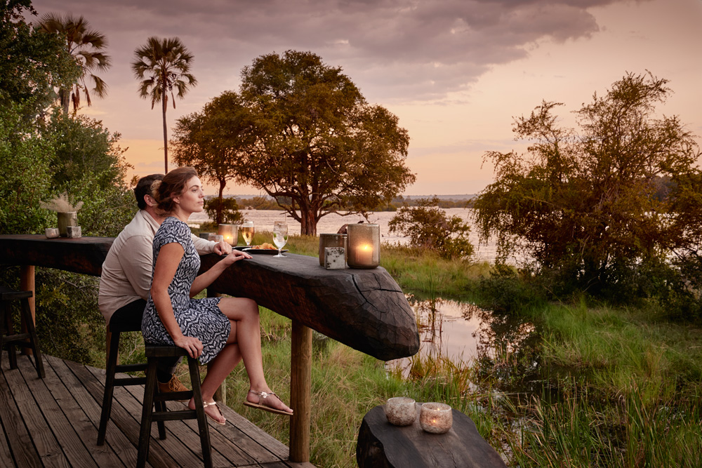 Victoria Falls River Lodge intimate river suite